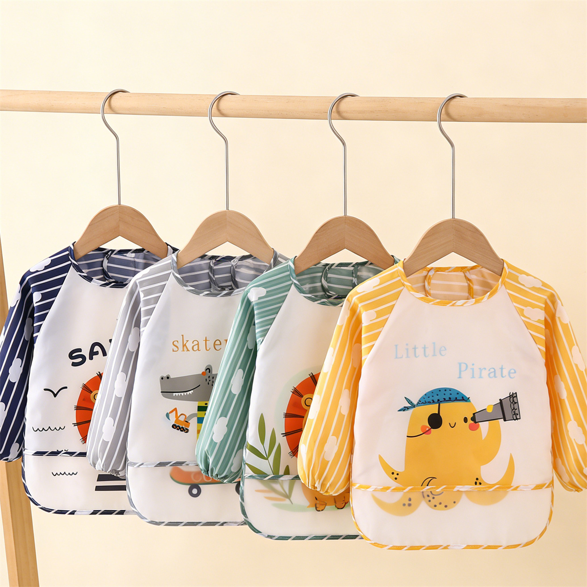 Baby Food Set - 2 Peças de Babadores Impermeáveis de