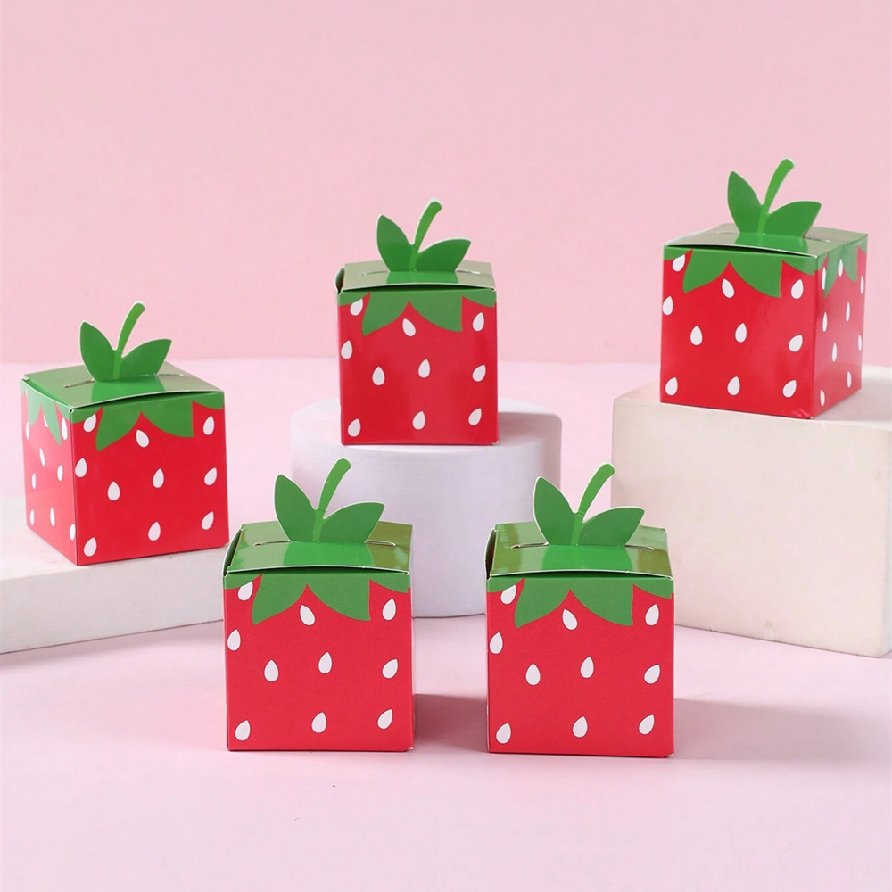 Baby Food Ideas - 10 pçs frutas doces morango tema