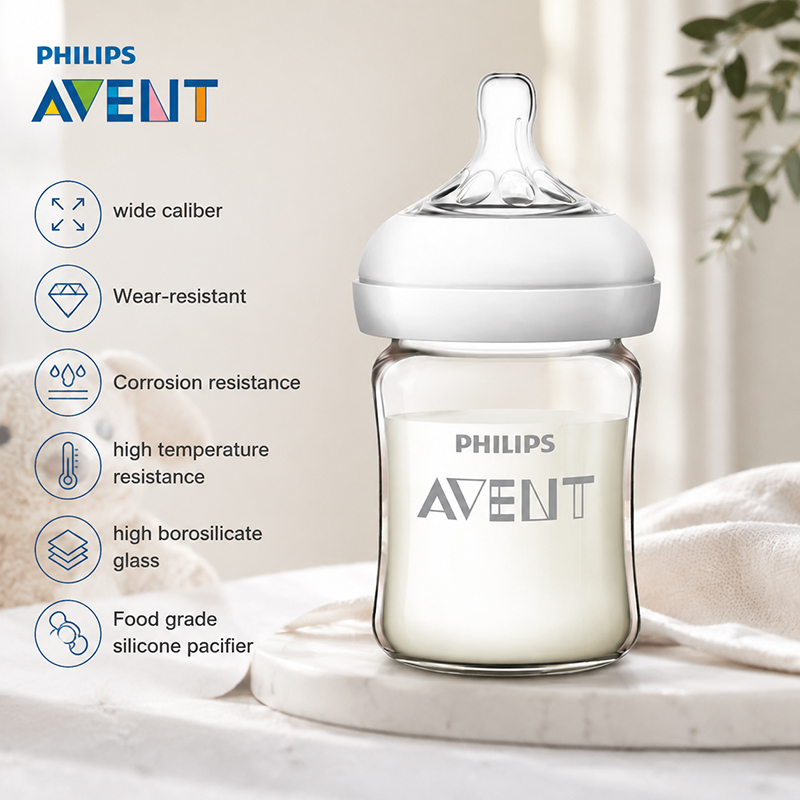 Baby Food Glass - Avent mamadeira para bebês recém-nascidos scf678,