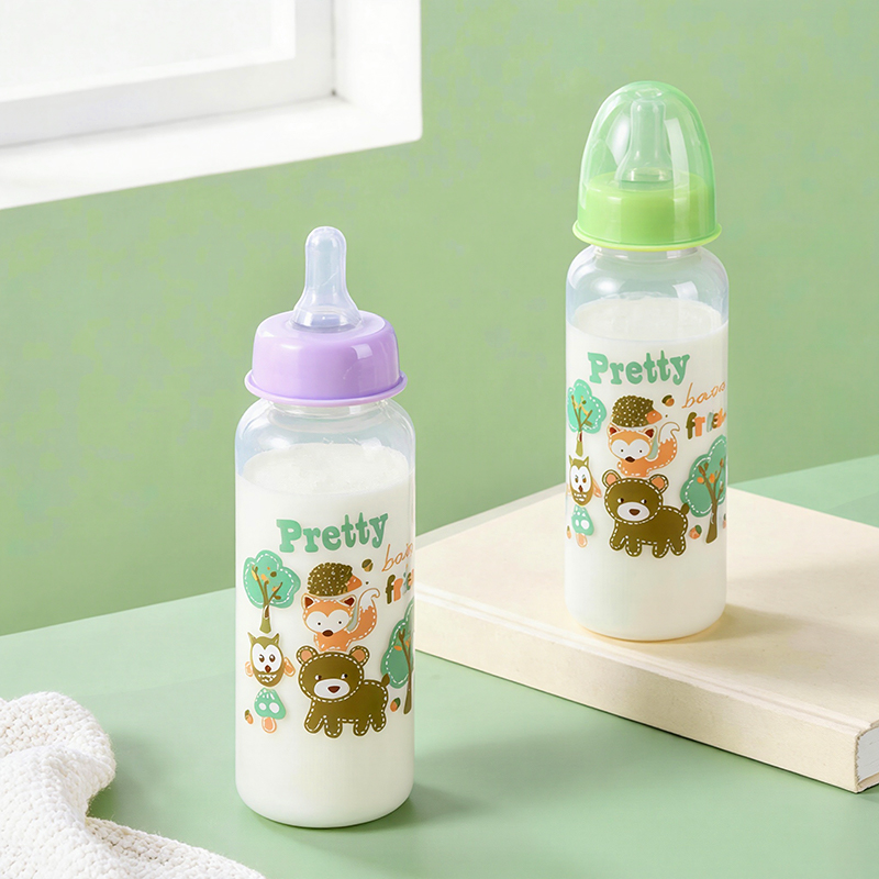 Baby Food Natural - Conjunto de mamadeira com tema animal