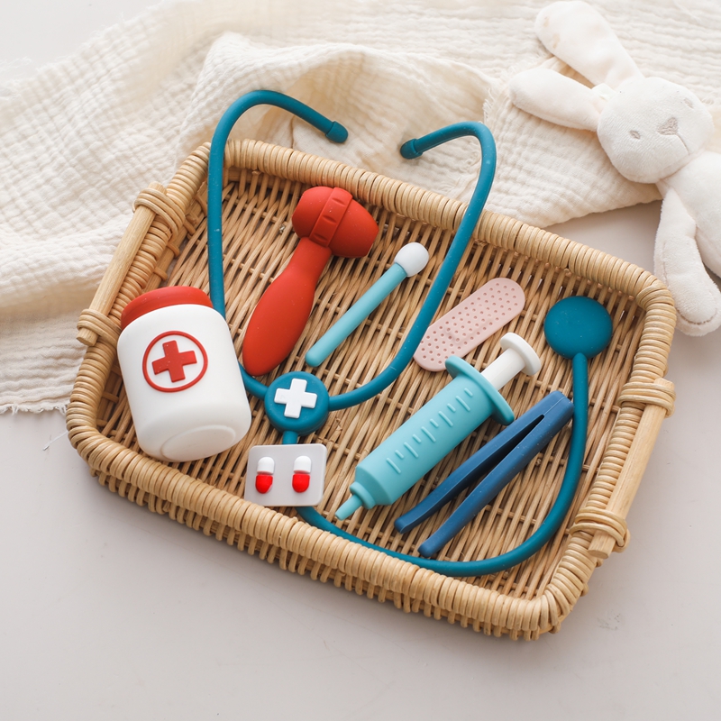 Baby Food Ideas - Médico brinquedos fingir silicone jogar médico
