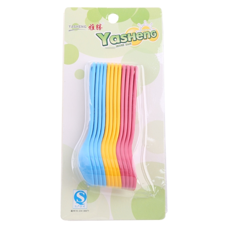Baby Food Set - Plástico seguro do bebê alimentando colher,