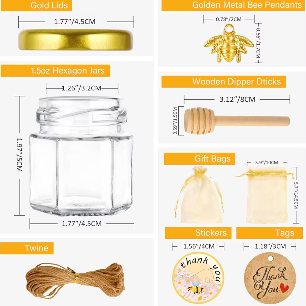 Pequeno frasco de mel, mini fr - Baby Food Glass avaliação e preço