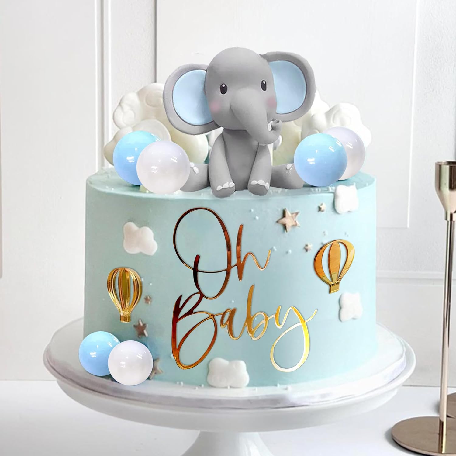 Decoração de bolo de elefante, - Baby Food Ideas avaliação e preço