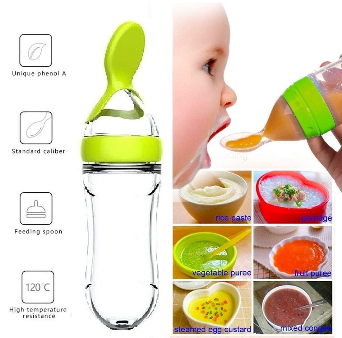 Recém-nascido Silicone Squeezi - Baby Food Jars avaliação e preço