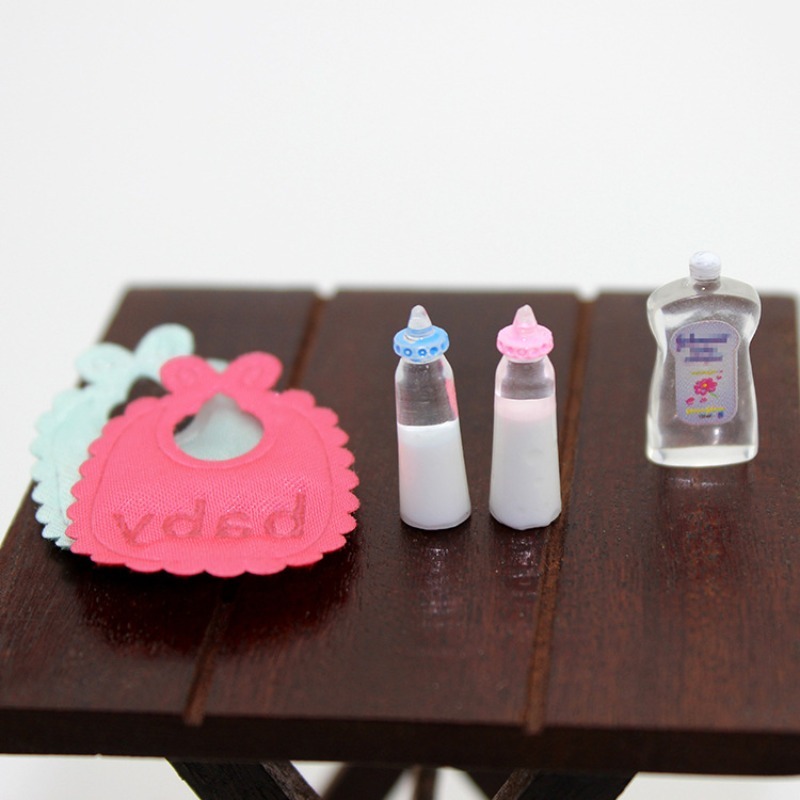DOLLHOUSE Modelo de cena de br - Baby Food Set avaliação e preço