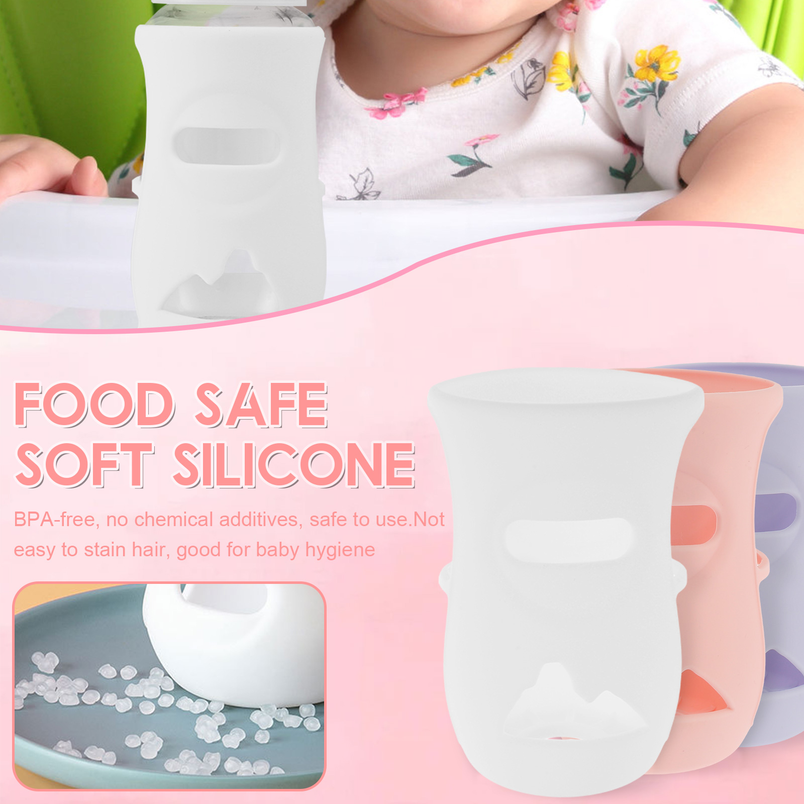 Mangas de silicone capa de gar - Baby Food Natural avaliação e preço