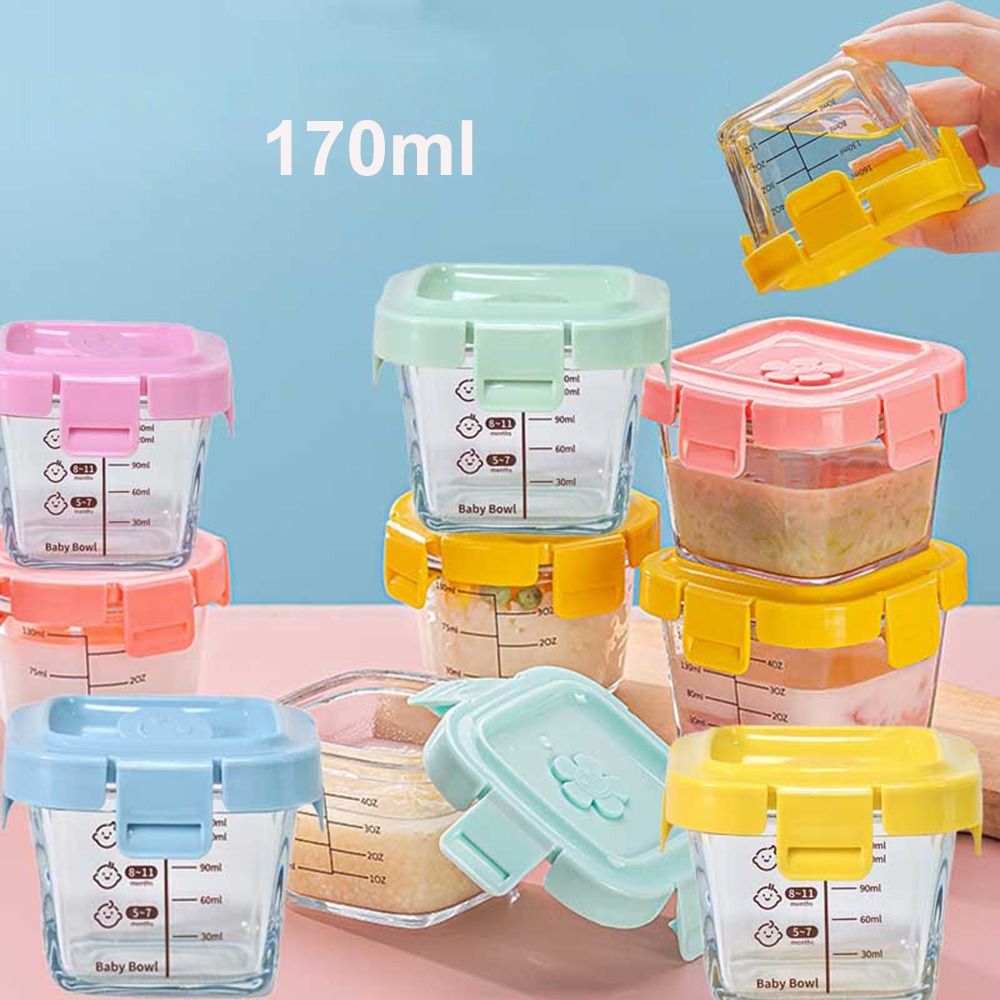 Caixa de armazenamento de alim - Baby Food Glass avaliação e preço