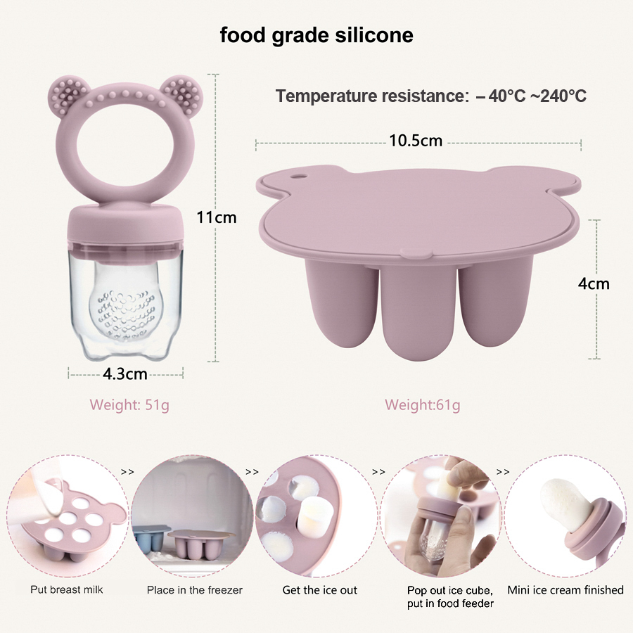 Molde de Silicone para Picolés - Baby Food Ideas avaliação e preço